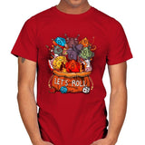 Let's Roll - Mens T-Shirts RIPT Apparel Small / Red