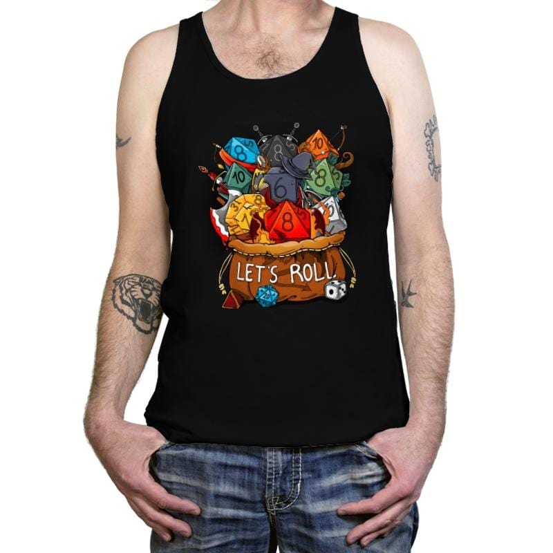 Let's Roll - Tanktop Tanktop RIPT Apparel X-Small / Black