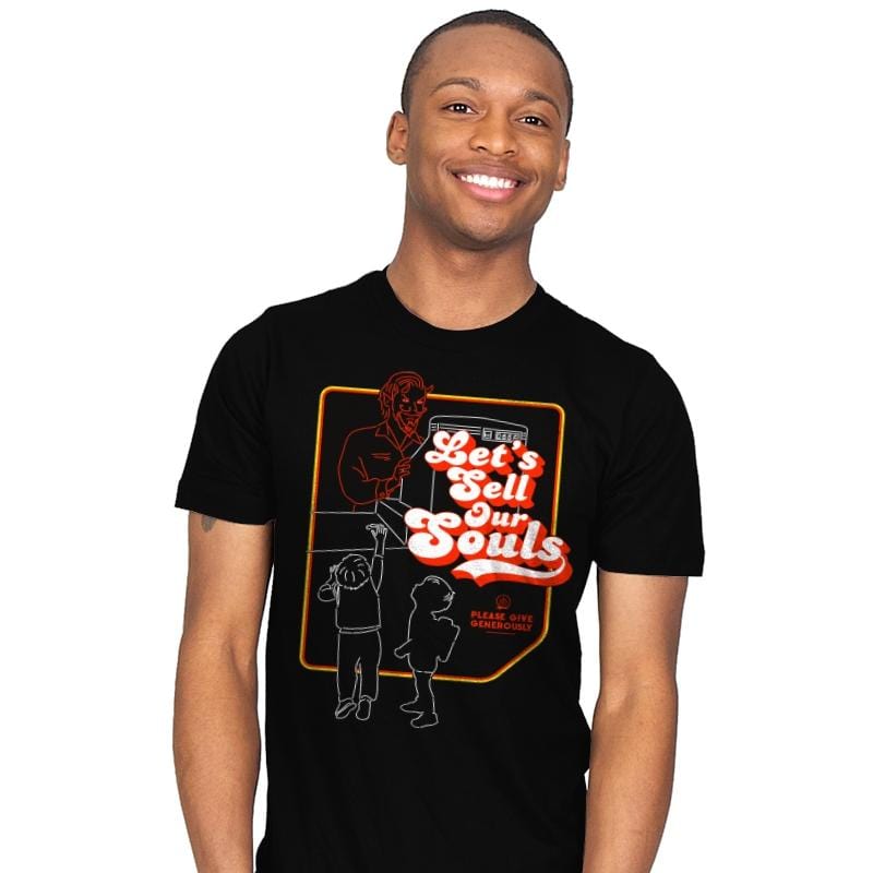 Let's Sell Our Souls - Mens T-Shirts RIPT Apparel