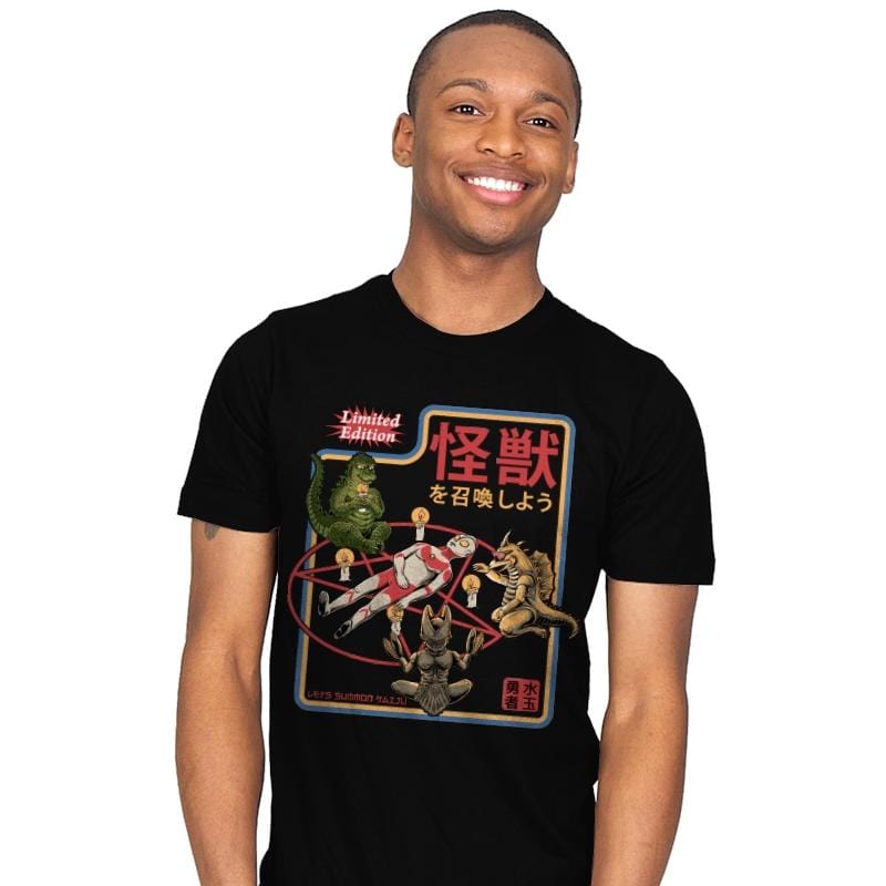 Let's Summon kaiju - Mens T-Shirts RIPT Apparel