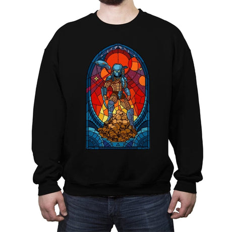 Let the Hunt Begin - Crew Neck Sweatshirt Crew Neck Sweatshirt RIPT Apparel Small / Black