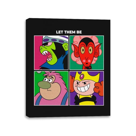 Let Them Be - Canvas Wraps Canvas Wraps RIPT Apparel 11x14 / Black