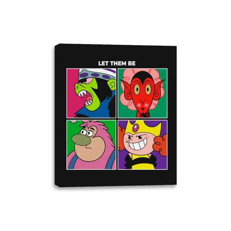 Let Them Be - Canvas Wraps Canvas Wraps RIPT Apparel 8x10 / Black