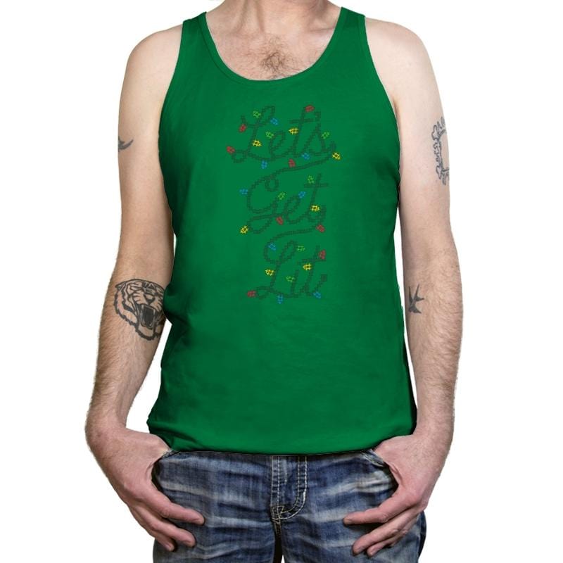 Lets Get Lit - Tanktop Tanktop RIPT Apparel X-Small / Kelly