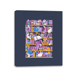 Library in Wonderland - Canvas Wraps Canvas Wraps RIPT Apparel 11x14 / Navy