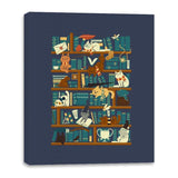 Library Magic School - Canvas Wraps Canvas Wraps RIPT Apparel 16x20 / Navy