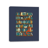 Library of the Ring - Canvas Wraps Canvas Wraps RIPT Apparel 11x14 / Navy