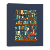Library of the Ring - Canvas Wraps Canvas Wraps RIPT Apparel 16x20 / Navy