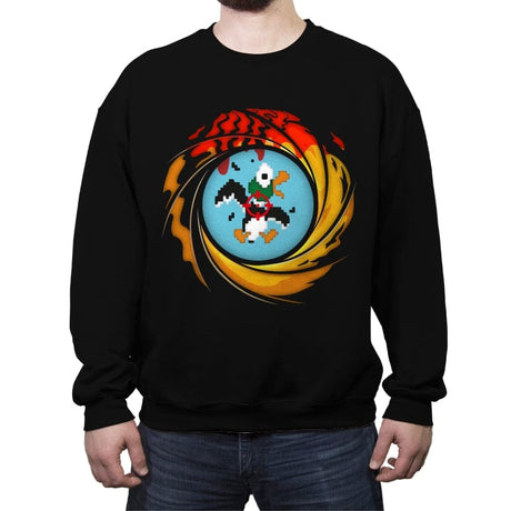 Licence to Hunt - Crew Neck Sweatshirt Crew Neck Sweatshirt RIPT Apparel Small / Black
