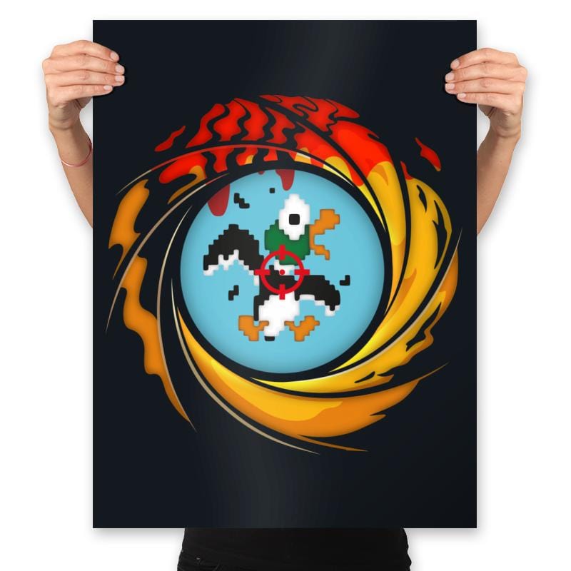 Licence to Hunt - Prints Posters RIPT Apparel 18x24 / Black