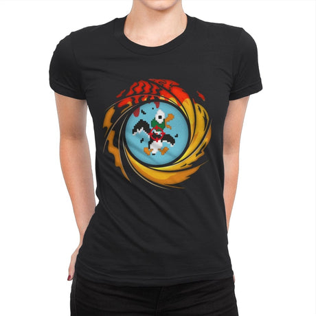 Licence to Hunt - Womens Premium T-Shirts RIPT Apparel Small / Black