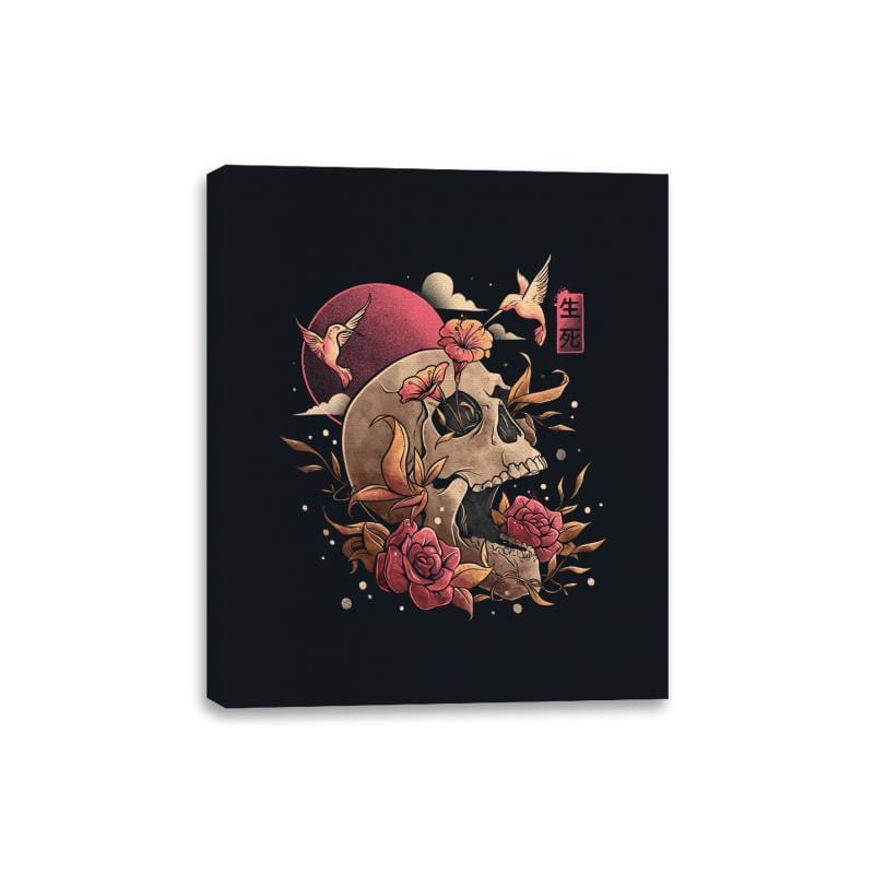 Life and Death - Canvas Wraps Canvas Wraps RIPT Apparel 8x10 / Black