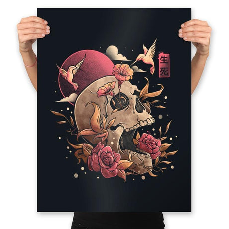 Life and Death - Prints Posters RIPT Apparel 18x24 / Black