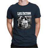 Life Fiction - Mens Premium T-Shirts RIPT Apparel Small / Indigo