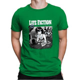 Life Fiction - Mens Premium T-Shirts RIPT Apparel Small / Kelly Green