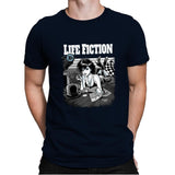 Life Fiction - Mens Premium T-Shirts RIPT Apparel Small / Midnight Navy