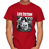 Life Fiction - Mens T-Shirts RIPT Apparel Small / Red