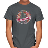 Life Finds A Way Exclusive - Mens T-Shirts RIPT Apparel Small / Charcoal