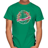 Life Finds A Way Exclusive - Mens T-Shirts RIPT Apparel Small / Kelly Green