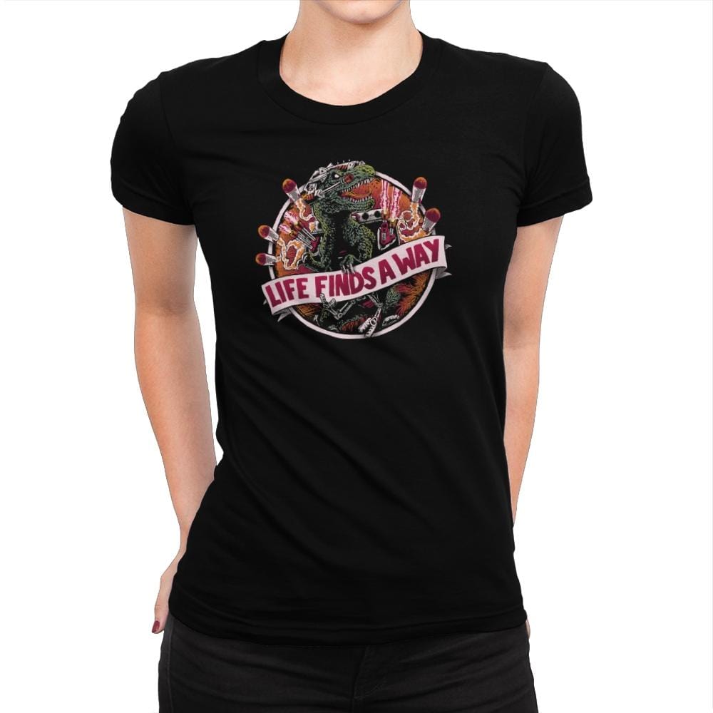 Life Finds A Way Exclusive - Womens Premium T-Shirts RIPT Apparel Small / Indigo