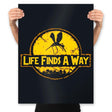Life Finds A Way - Prints Posters RIPT Apparel 18x24 / Black