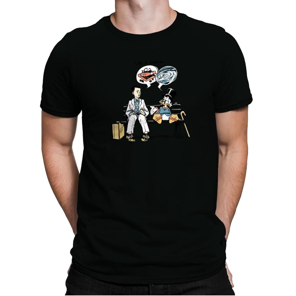 Life is Like... Exclusive - Mens Premium T-Shirts RIPT Apparel Small / Black