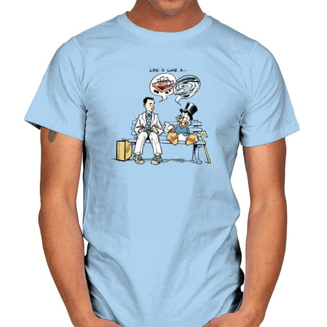 Life is Like... Exclusive - Mens T-Shirts RIPT Apparel Small / Light Blue