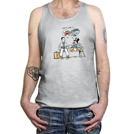 Life is Like... Exclusive - Tanktop Tanktop RIPT Apparel X-Small / Silver