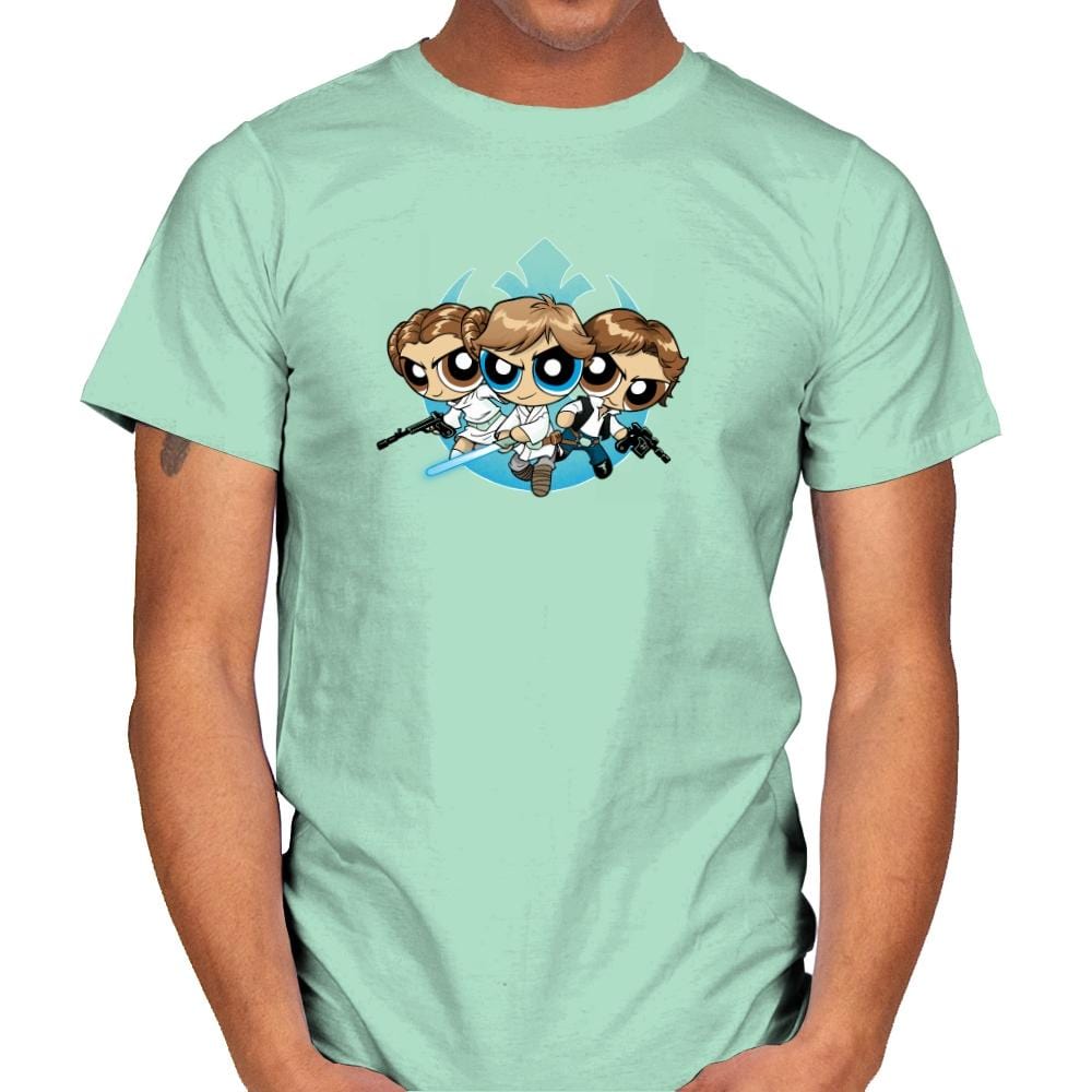 Light Side - Miniature Mayhem - Mens T-Shirts RIPT Apparel Small / Mint Green