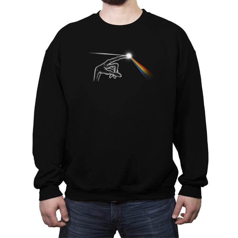 Light Side of The Alien - Crew Neck Sweatshirt Crew Neck Sweatshirt RIPT Apparel Small / Black
