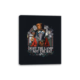 Light the Lamp not the Rat - Best Seller - Canvas Wraps Canvas Wraps RIPT Apparel 8x10 / Black