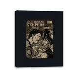 Lighthouse Keepers Story - Canvas Wraps Canvas Wraps RIPT Apparel 11x14 / Black
