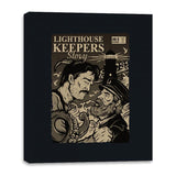 Lighthouse Keepers Story - Canvas Wraps Canvas Wraps RIPT Apparel 16x20 / Black