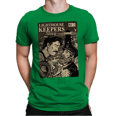Lighthouse Keepers Story - Mens Premium T-Shirts RIPT Apparel Small / Kelly