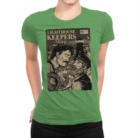 Lighthouse Keepers Story - Womens Premium T-Shirts RIPT Apparel Small / Kelly