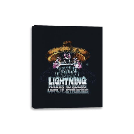 Lightning - Canvas Wraps Canvas Wraps RIPT Apparel 8x10 / Black