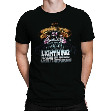 Lightning - Mens Premium T-Shirts RIPT Apparel Small / Black