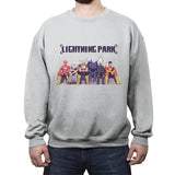 LIGHTNING PARK - Crew Neck Sweatshirt Crew Neck Sweatshirt RIPT Apparel Small / Sport Gray