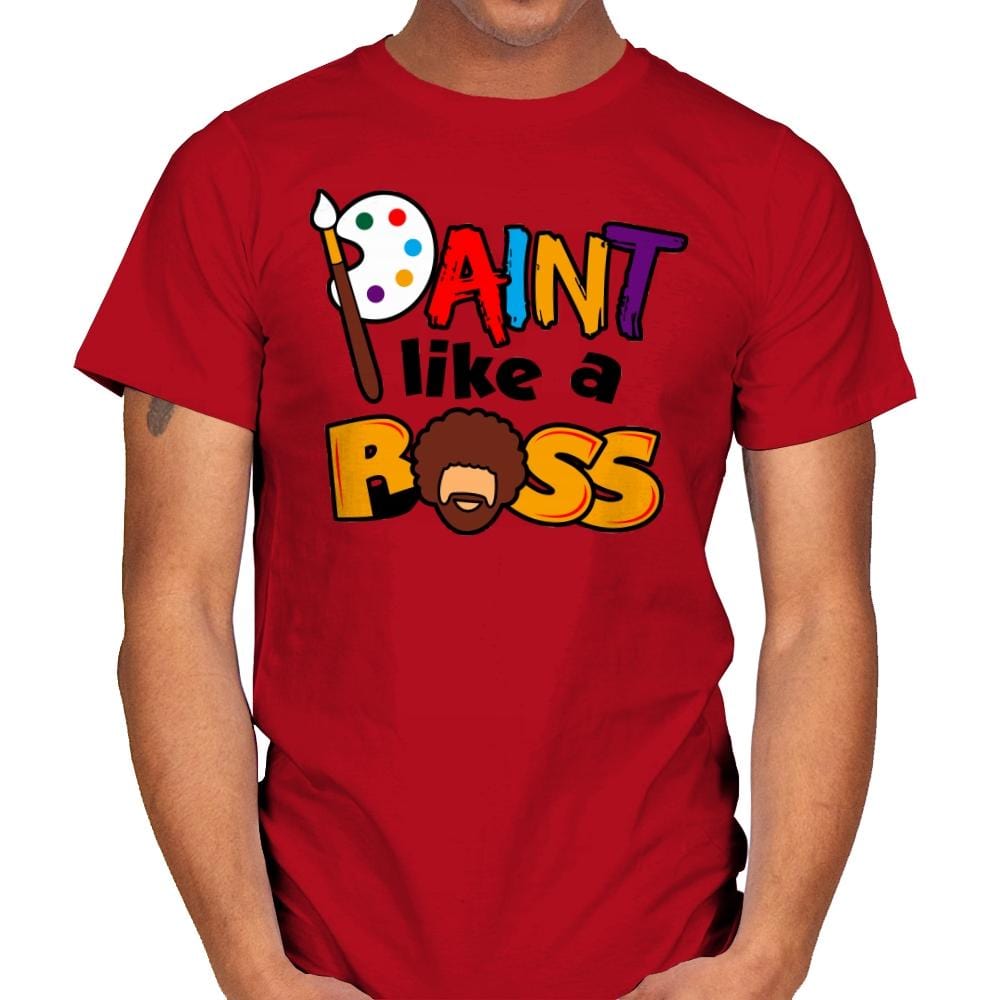 Like A Ross - Mens T-Shirts RIPT Apparel Small / Red