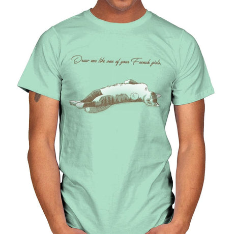 Like One of Your French Girls Exclusive - Mens T-Shirts RIPT Apparel Small / Mint Green
