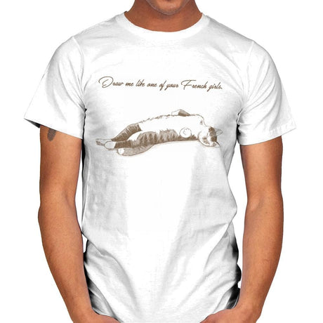 Like One of Your French Girls Exclusive - Mens T-Shirts RIPT Apparel Small / White