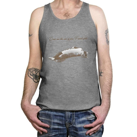 Like One of Your French Girls Exclusive - Tanktop Tanktop RIPT Apparel X-Small / Athletic Heather