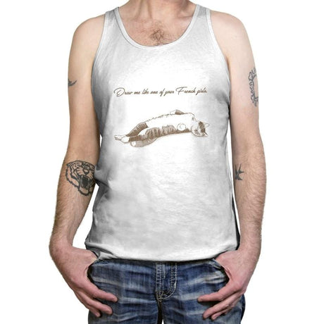 Like One of Your French Girls Exclusive - Tanktop Tanktop RIPT Apparel X-Small / White