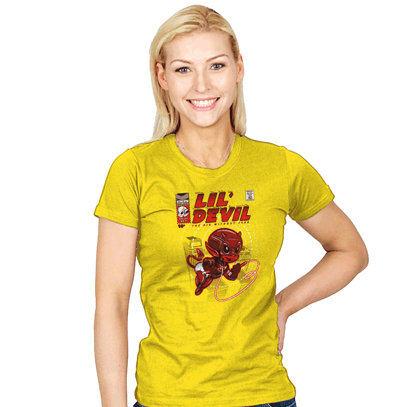 Lil' Devil - Womens T-Shirts RIPT Apparel