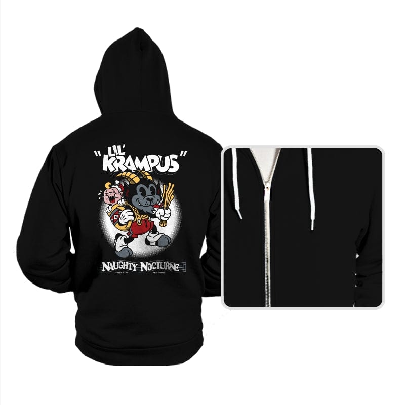 Lil' Krampus - Hoodies Hoodies RIPT Apparel Small / Black