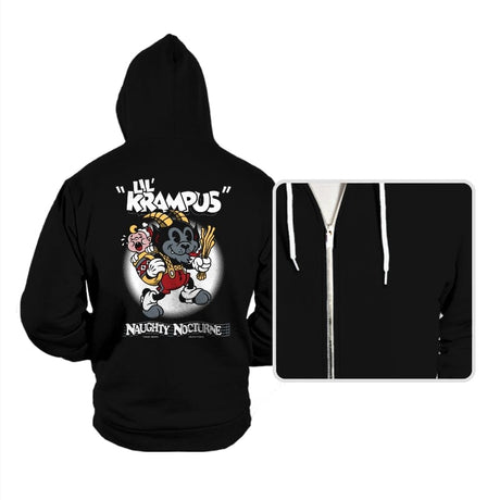 Lil' Krampus - Hoodies Hoodies RIPT Apparel Small / Black