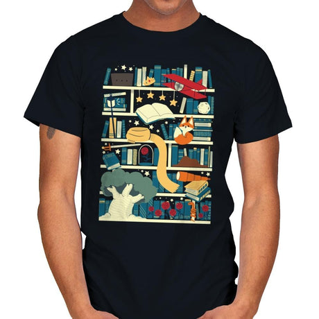 Lil Library - Mens T-Shirts RIPT Apparel Small / Black