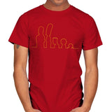 Linear Family - Mens T-Shirts RIPT Apparel Small / Red