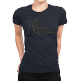 Linear Family - Womens Premium T-Shirts RIPT Apparel Small / Midnight Navy