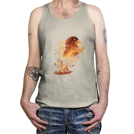 Lion Evolution - Tanktop Tanktop RIPT Apparel